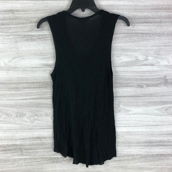 Nasty Gal Black Half Button Down Top - Picture 2 of 6